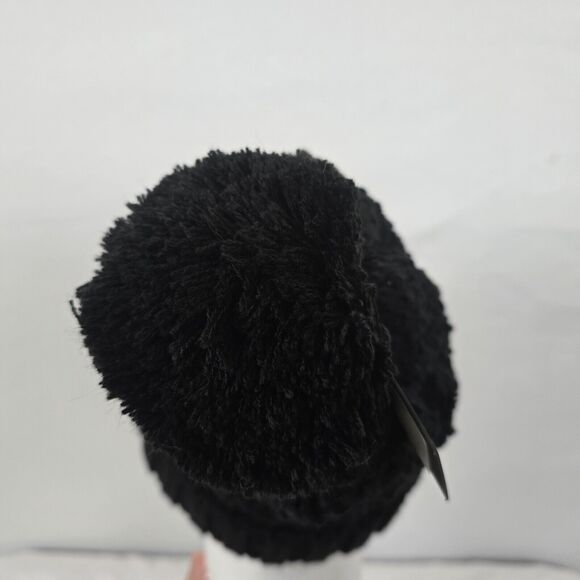 David and Young Hat & Gloves Women's OSFM Black Beanie Knit Very Soft NWT - Picture 10 of 16